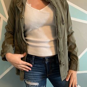 Combat green jacket